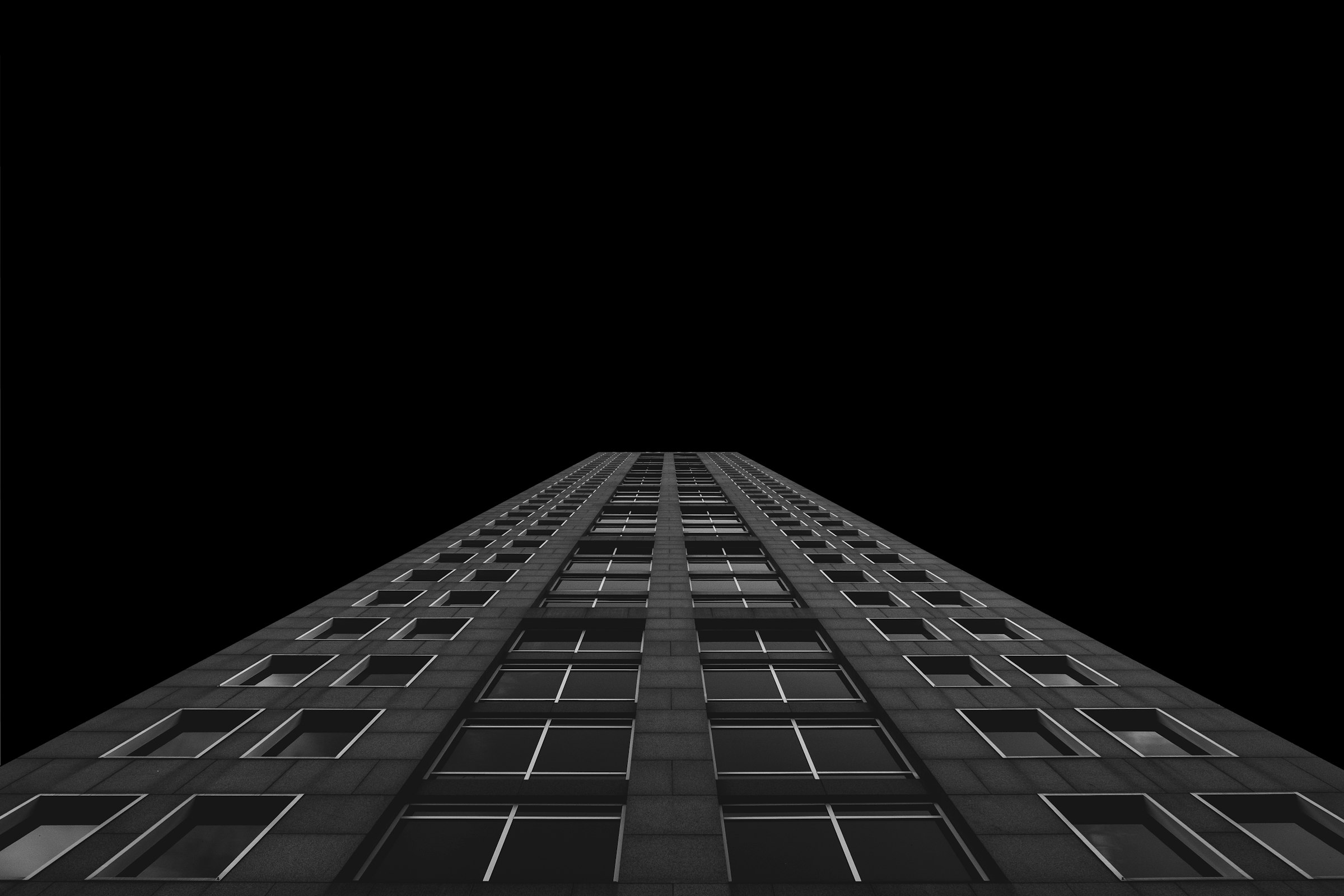 Toronto security company protecting towering commercial buildings at night